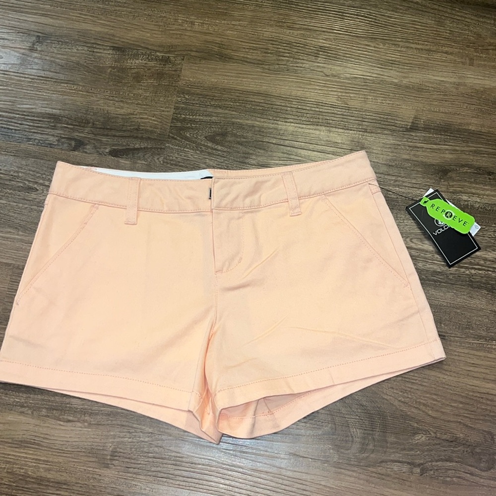 Peach Volcom Shorts